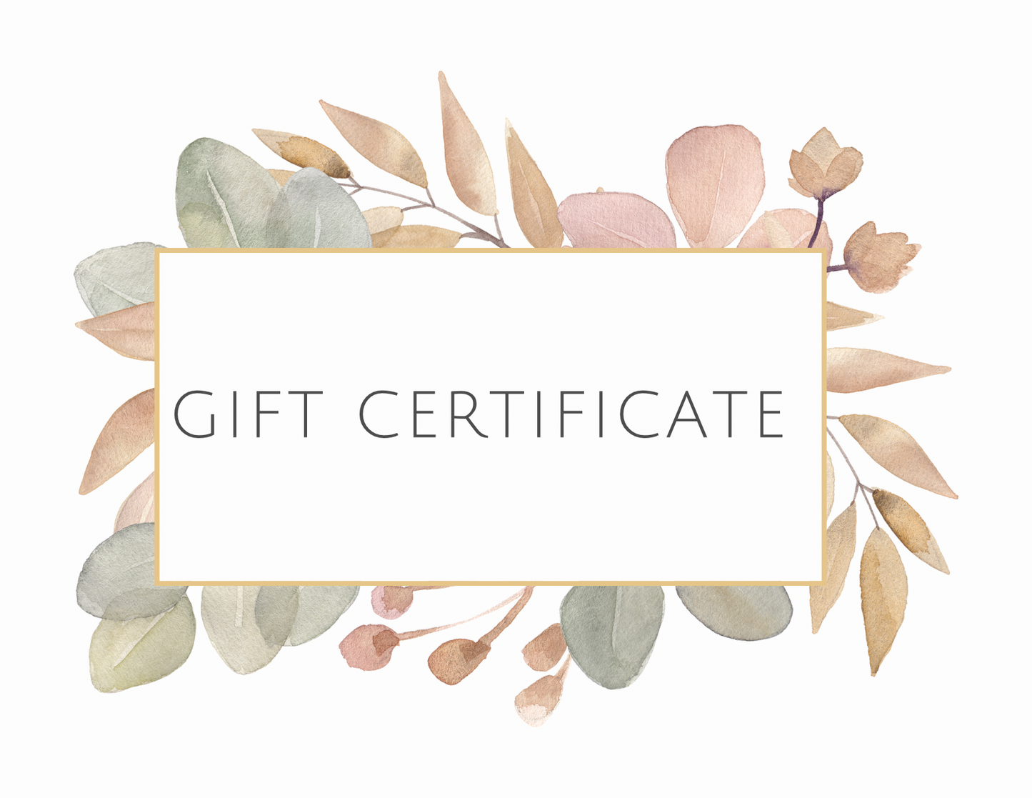 Gift Certificate